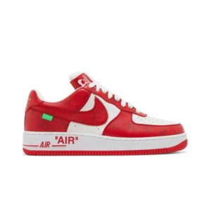 Louis Vuitton x Air Force 1"white comet red"