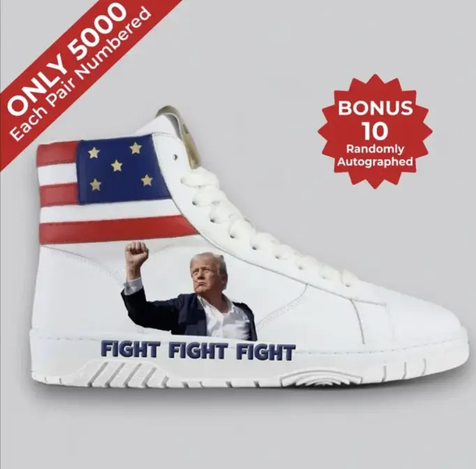 Les sneakers "Assassination" de Trump vendues en un temps record