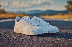 sneakers blanche cuir