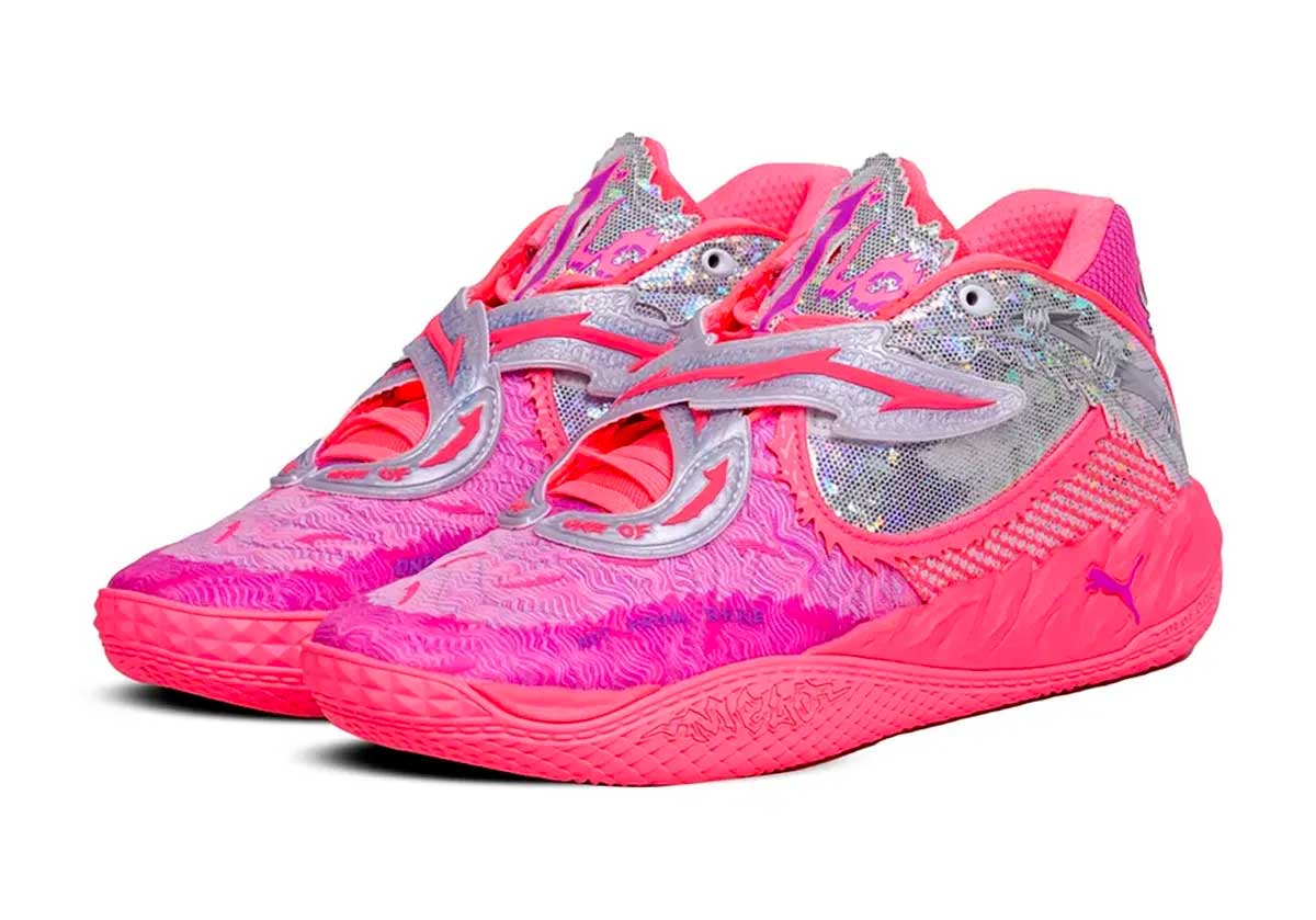 LaPuma MB.05 « World Tour » de LaMelo Ball en rose fluorescent, sortie le 29 août